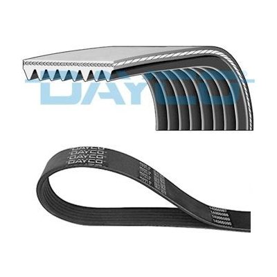 ozubený klínový řemen DAYCO 8PK2590HD – Zboží Mobilmania