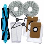 ES Parts ETA Aquilo Pro 7243, Cecotec 11090 sáčky a hepa filtry a kartáče a mopovací textilie 9 ks – Zboží Mobilmania