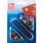 Průchodky 5 mm s podložkou ČERNÝ NIKL – Sleviste.cz