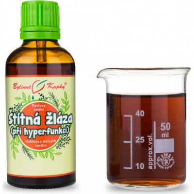 Bylinné kapky Štítná žláza hyperfunkce kapky 50 ml – Hledejceny.cz