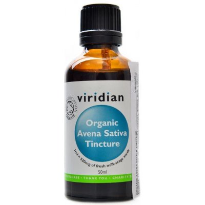 Viridian Avena Sativa Tincture 50 ml Organic Oves setý