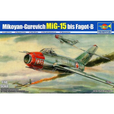 Trumpeter slepovací model Mikoyan-Gurevich MiG-15 bis Fagot-B 1:48 – Zbozi.Blesk.cz