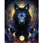 Amparo Miranda® Diamantový obrázek Lapač snů Vlk – Hledejceny.cz