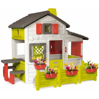 Smoby Domeček Friends House s plotem – Zboží Mobilmania