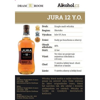 Isle Of Jura 12y 40% 0,04 l (holá láhev) – Zboží Mobilmania