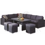 DEOKORK Ratanová sestava NAOMI antracit – Sleviste.cz