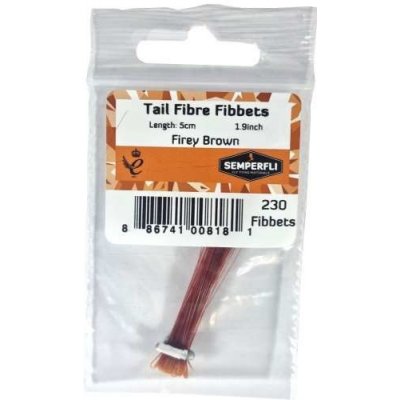 Semperfli Syntetická Pera Tail Fibre Fibbets Firey Brown – Hledejceny.cz