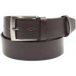 Kožený opasek tmavě hnědý elegantní široký Nivasaža ELG40 – Zbozi.Blesk.cz