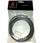 3DW - ABS 1,75 mm stříbrná, 10m, tisk 220-250°C – Zboží Živě