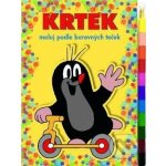 Krtek Maluj podle barevných teček maxi voskovky – Hledejceny.cz