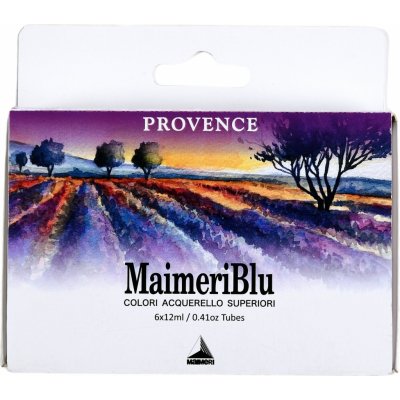 Maimeri Blu Sada akvarelových barev Provence 6 x 12 ml – Hledejceny.cz
