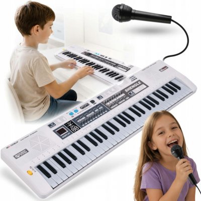 Tomido dětský keyboard XXL bílý – Hledejceny.cz