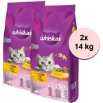 Whiskas Adult kuřecí 2 x 14 kg – Sleviste.cz