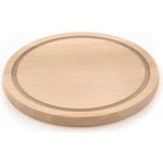 KOLIMAX Dřevěné kuchyňské prkénko - kulaté, 20 x 1,6 cm – Sleviste.cz