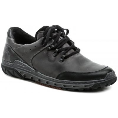 Mateos 780 šedo černé polobotky – Zboží Dáma