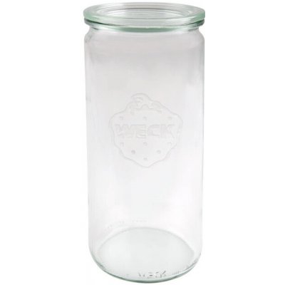 J. Weck Sklenice zavařovací válcová Weck ZYLINDERGLAS víčko 80 mm 6 ks x 1040 ml – Hledejceny.cz