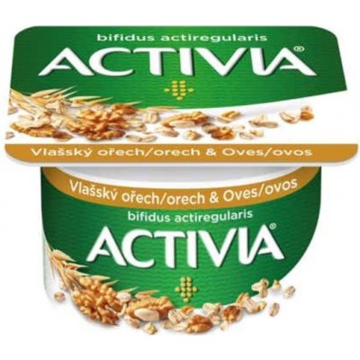 Danone Activia vlašský ořech oves 125 g – Sleviste.cz