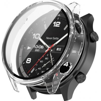 VSECHNONAMOBIL 88492 PC FULL COVER Plastový kryt se sklem pro OnePlus Watch 2R průhledný – Zboží Živě