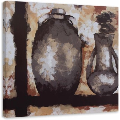 Gario Obraz na plátně Dva džbány na polici Rozměry: 30 x 30 cm