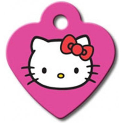 Quick Tag gravírovací známka srdíčko Hello Kitty S – Zbozi.Blesk.cz