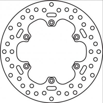 Brembo (Itálie) Zadní brzdový kotouč Brembo 68B40752 - KTM Duke II 640, 640ccm - 99-06 – Hledejceny.cz