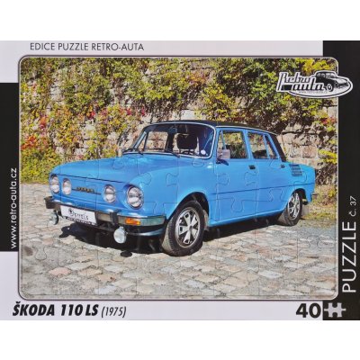 Retro-Auta č. 37 ŠKODA 110 LS 1975 40 dílků – Zboží Dáma