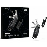 Klíčenka a multitoolu Orbitkey Key Organiser Crazy Horse + Multitool V2 Set Black – Zboží Dáma