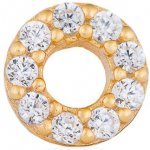 Franco Bene Kruhová piercingová náušnice pozlacená 683 – Zboží Dáma