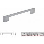 KNK VANESA 128mm Chrom matný – Zboží Mobilmania