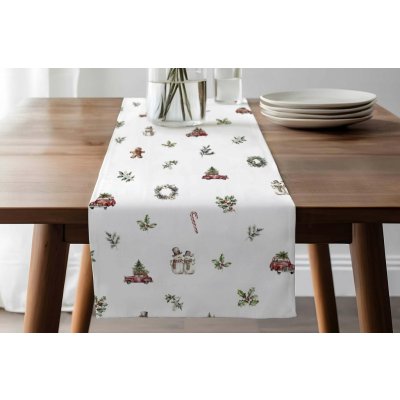 Darré bavlna běhoun Vánoční jízda 43x140cm – Zboží Dáma