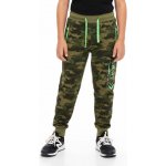 Chlapecké maskáčové tepláky ARMY PRO dětI Maskáč se zeleným nápisem – Zboží Dáma