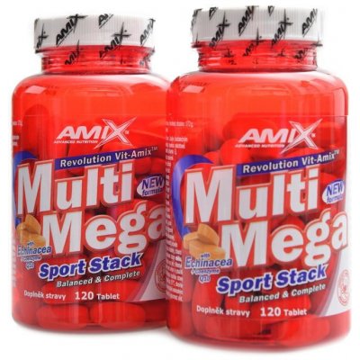 Amix Multi Mega Sport Stack 2 x 120 tablet – Hledejceny.cz