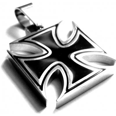 Steel Jewelry Přívěsek maltézský kříž z chirurgické oceli PR150319 – Hledejceny.cz
