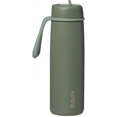 B.Box Nerezová termolahev s brčkem 690 ml olive – Zboží Dáma