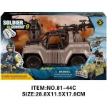 Vojenská sada s autem a doplňky 33943 – Zboží Dáma