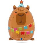 GRABO Kapybara party 23" 58cm fóliová balónek nafukovací – Sleviste.cz