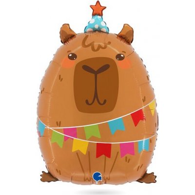 GRABO Kapybara party 23" 58cm fóliová balónek nafukovací – Sleviste.cz