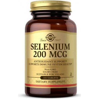 Solgar Selenium 200 mcg 100 tablet – Hledejceny.cz