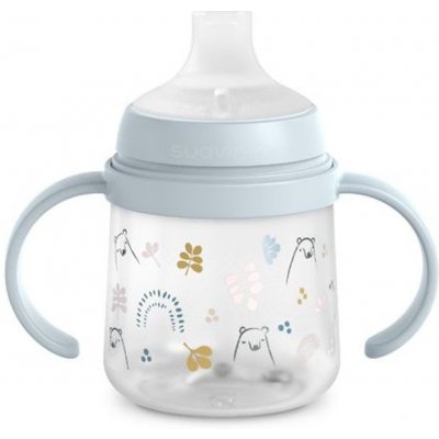 Suavinex první láhev s oušky Bear modrá 150 ml – Zboží Mobilmania