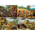 BlueBird Pieter Brueghel mladší Čtyři roční období 1000 dílků – Hledejceny.cz