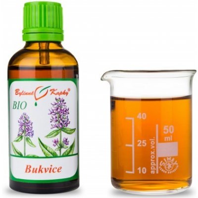 Bylinné kapky BIO Bukvice lékařská tinktura 50 ml – Hledejceny.cz