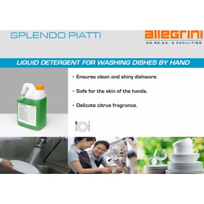 Splendo Piatti koncentrovaný prostředek pro ruční mytí nádobí 5 l – Sleviste.cz