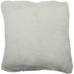 Mars & More polštář z králičí kůže Rabbi bílá 40x40x10 – Hledejceny.cz