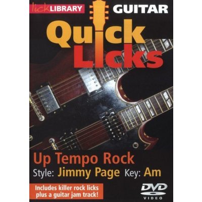 Lick Library Jimmy Page Led Zeppelin Quick Licks Volume 2 Up Tempo Rock video škola hry na kytaru – Hledejceny.cz