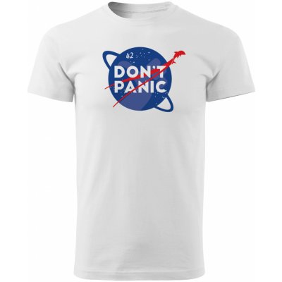 Grooters pánské tričko Stopařův Průvodce po Galaxii Don´t Panic