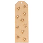 ČistéDřevo Dřevěná vyšívací předloha - záložka do knihy – Zboží Dáma