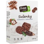 Free village Sušenky kakaové s kokosem 120 g – Hledejceny.cz