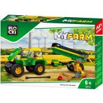 ICOM Blocki MyFarm Traktor s přívěsem 164 ks – Zbozi.Blesk.cz