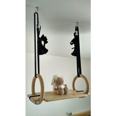 FUBO Fitness Dětské gymnastické kruhy a houpačka 2v1 – Zboží Dáma