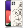 Pouzdro a kryt na mobilní telefon Samsung Pouzdro ACOVER Samsung Galaxy A22 A225F s motivem Flower